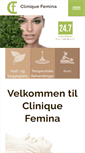 Mobile Screenshot of cliniquefemina.no